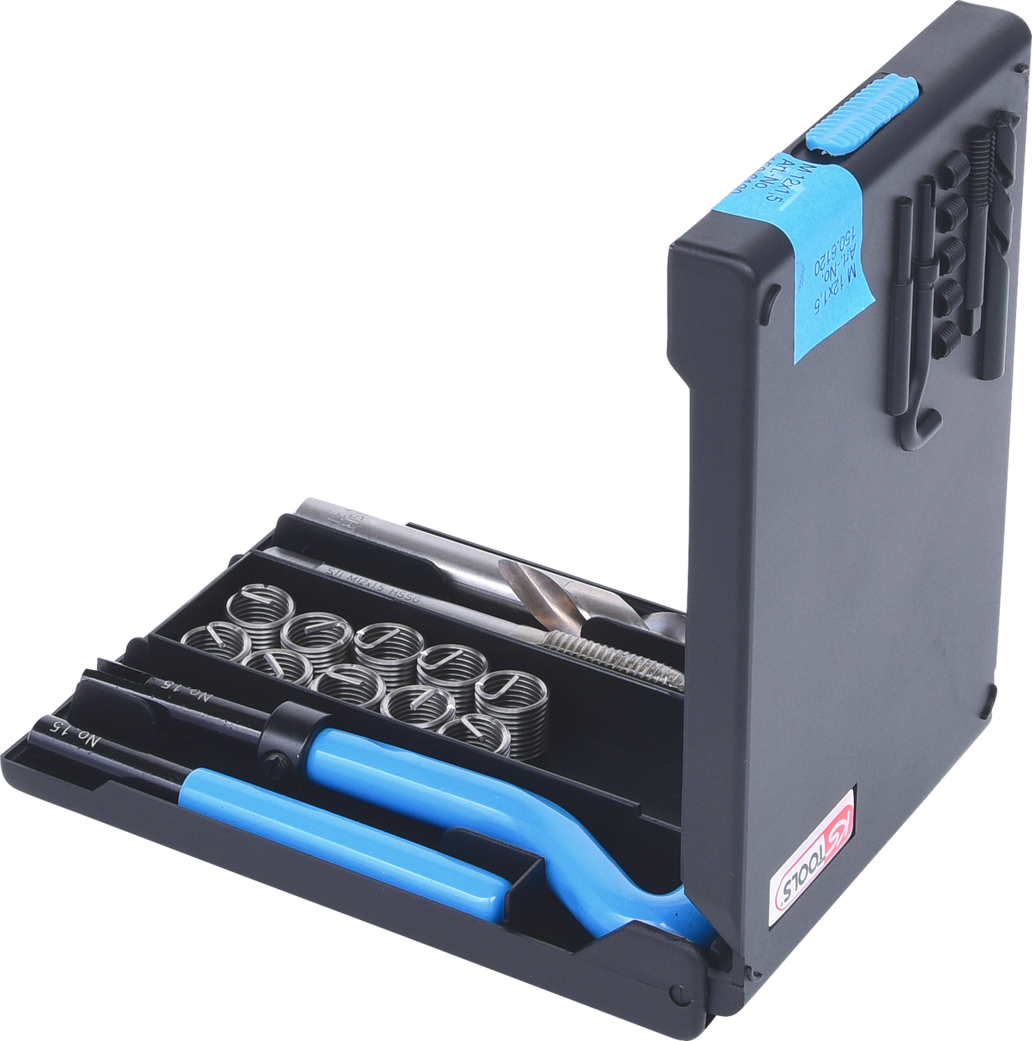 KS Tools Nirostahl Gewinde-Reparatur-Satz M12x1,5x16,5mm, 14-tlg