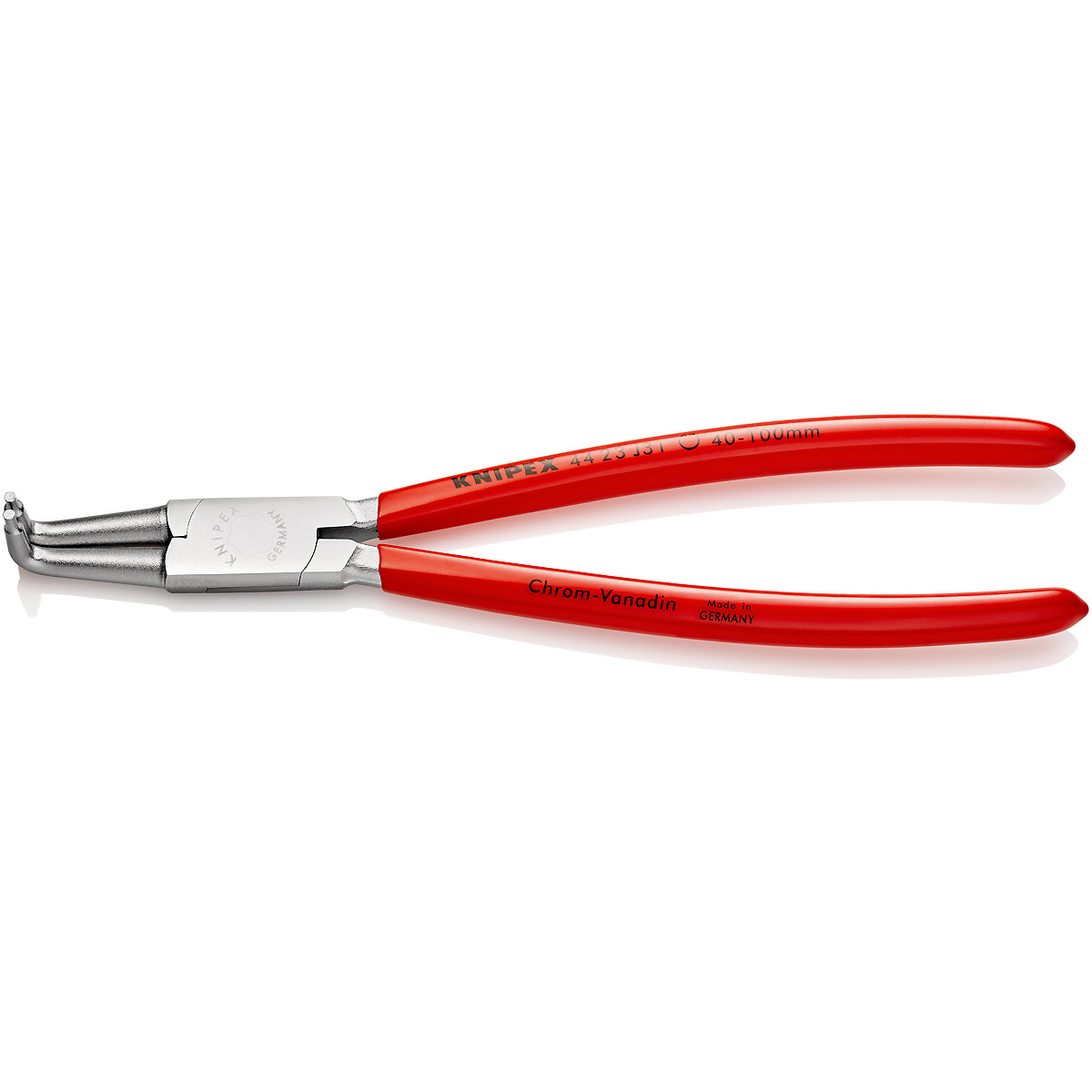 KNIPEX Sicherungsringzange verchromt angewinkelt