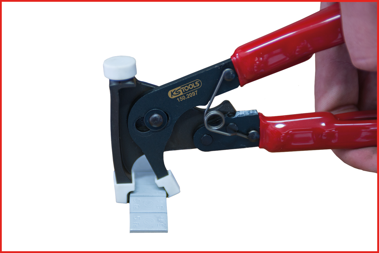 KS Tools Lösezange für geklebte Auswuchtgewichte, 225mm
