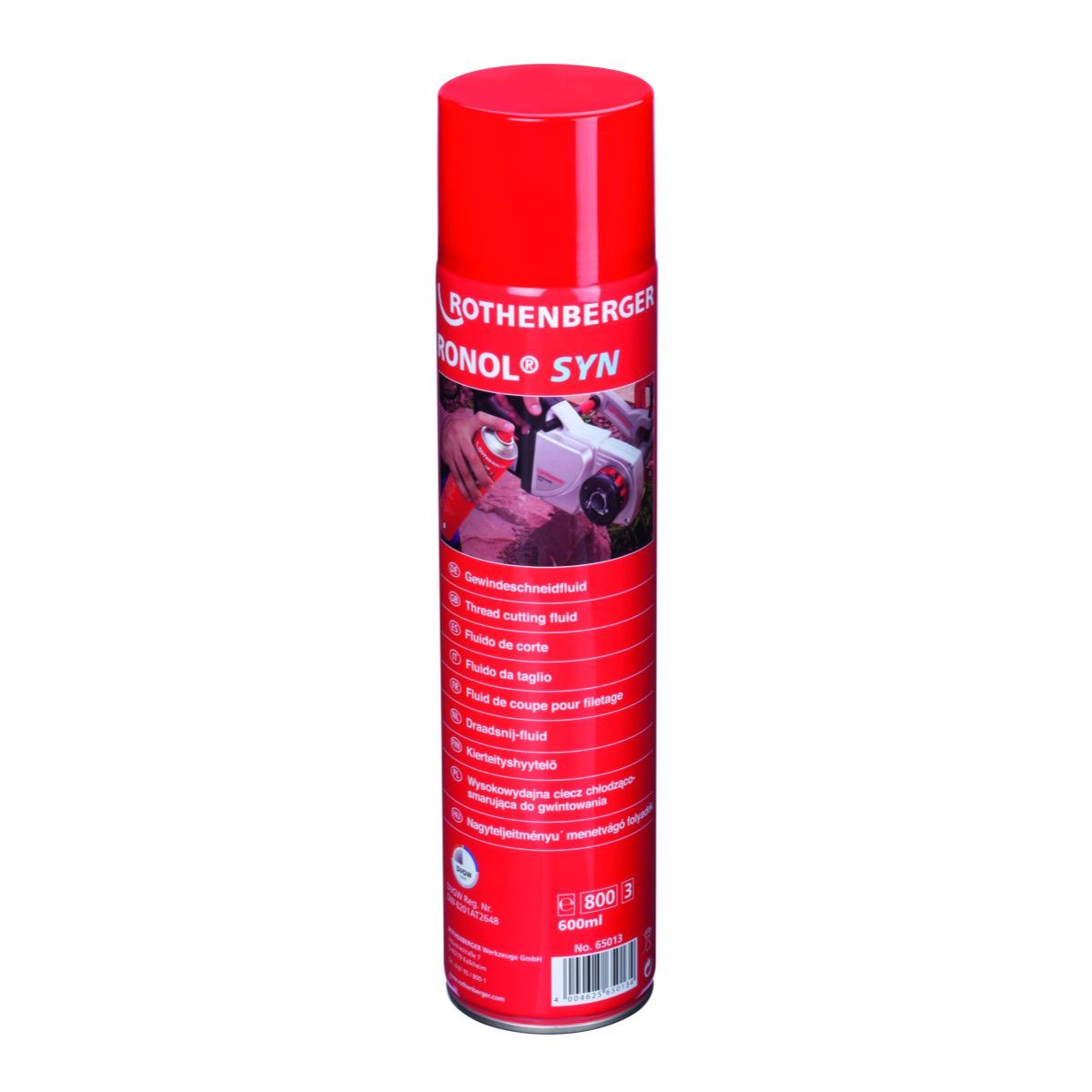 Rothenberger RONOL SYN Gewindeschneidfluid, Spraydose,600ml, für Trinkwasserinstallation