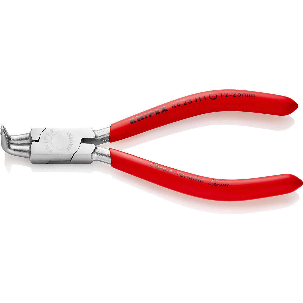 KNIPEX Sicherungsringzange verchromt angewinkelt