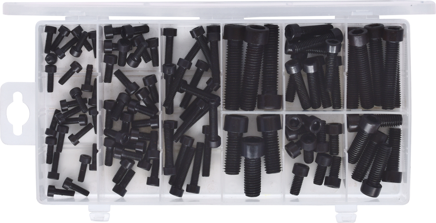KS Tools Sortiment Innensechskant-Schrauben, metrisch, 106-tlg