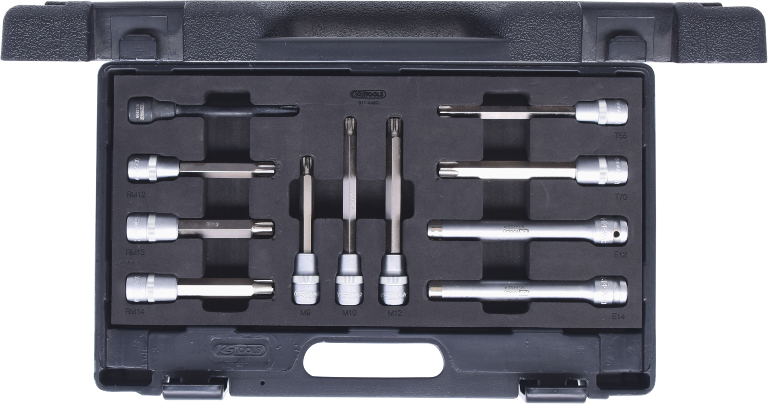 KS Tools 1/2" Zylinderkopf-Schrauben-Steckschlüssel-Satz, 11-tlg