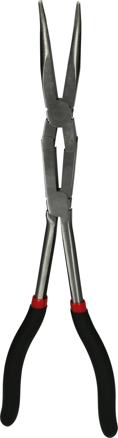 KS Tools Doppelgelenk-Flachrundzange, 45° gebogen, XL