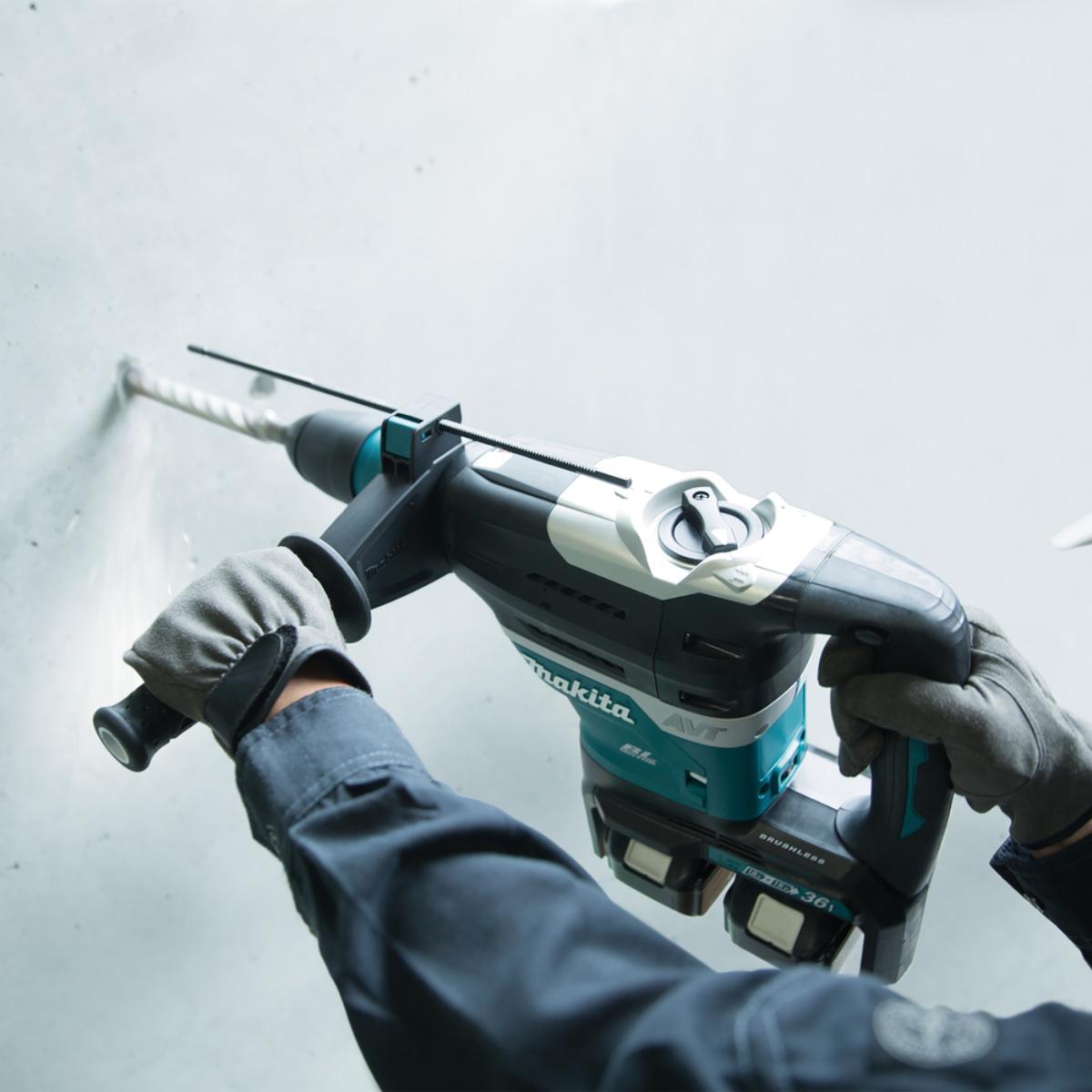Makita Akku-Kombihammer 2x18V - SDS-MAX - 40 mm - 8,0 J - DHR400G2UN