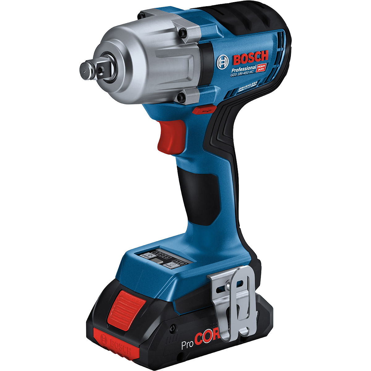 Bosch Akku-Drehschlagschrauber GDS 18V-450 HC, 2 x Akku GBA 18V 5.0Ah, L-BOXX
