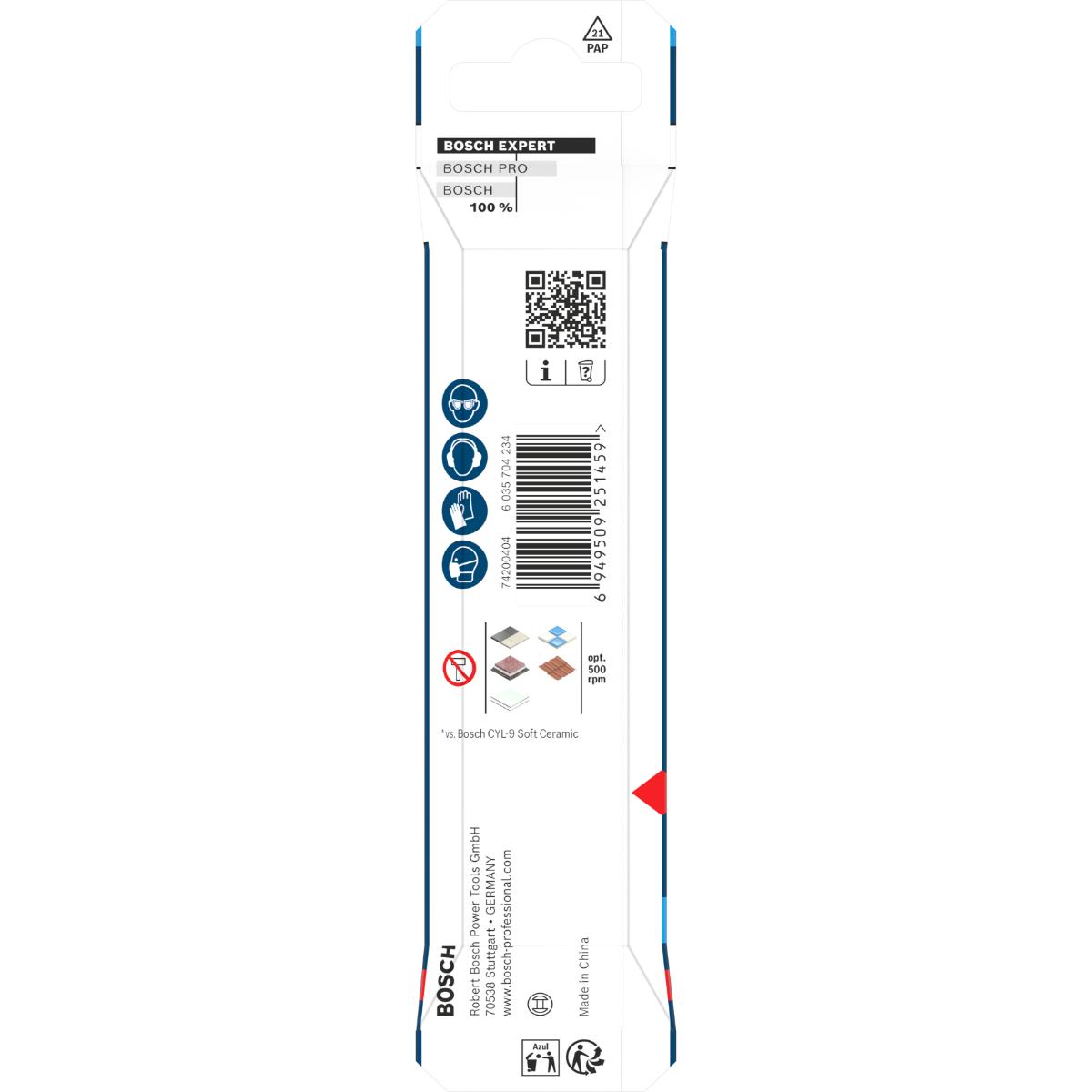 Bosch EXPERT HEX-9 Hard Ceramic Bohrer, 12 x 90 mm