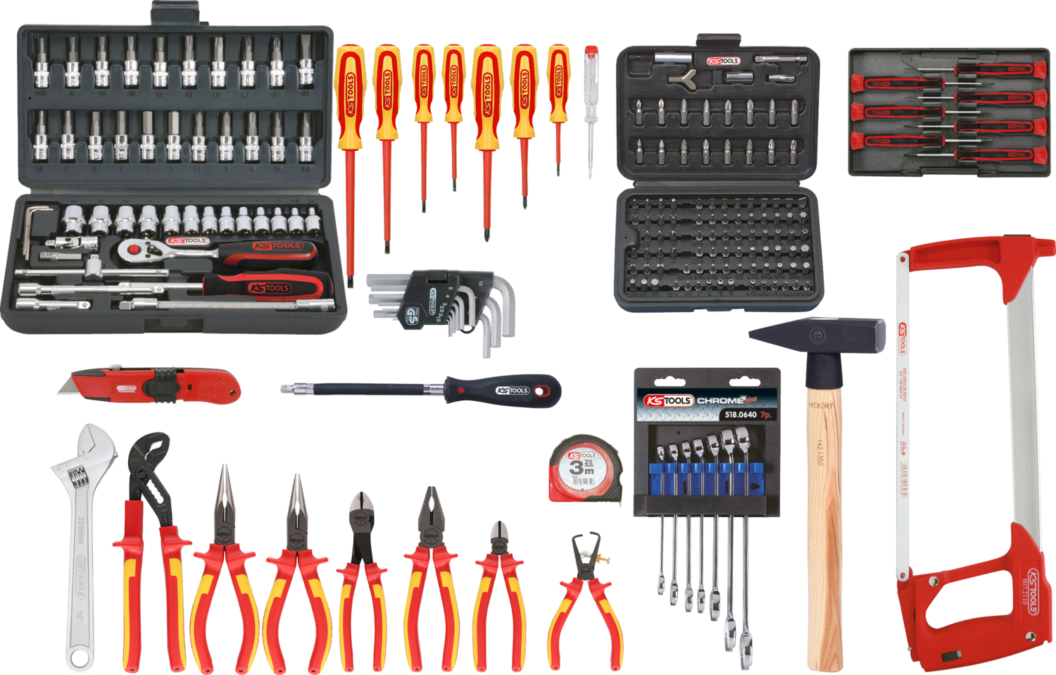KS Tools Premium Max Elektriker-Werkzeugkoffer, 195-tlg