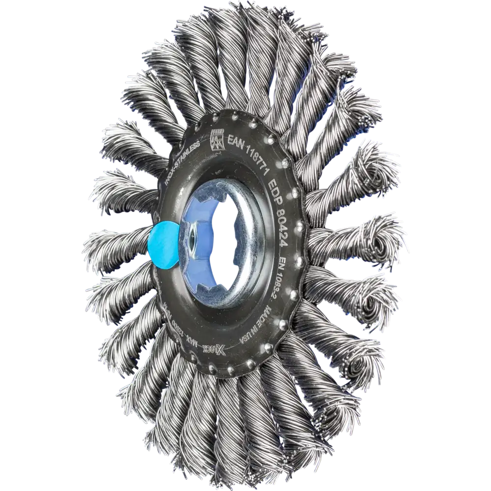 PFERD TOOLS Rundbürste gezopft RBG X-LOCK Edelstahl-Draht