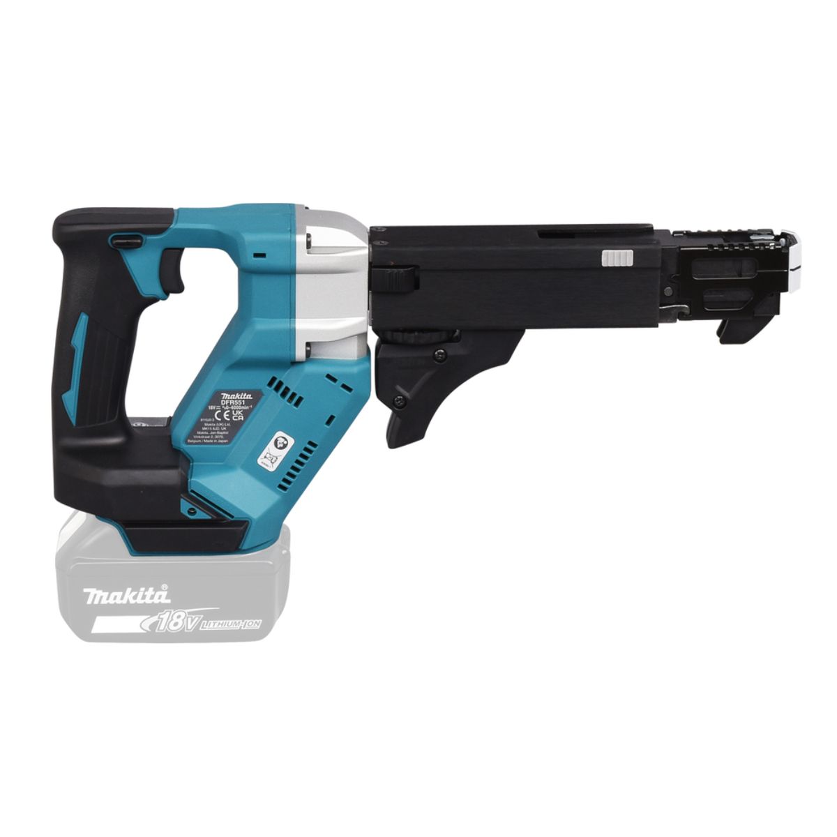 Makita Akku-Magazinschrauber 18V (ohne Akku, ohne Ladegerät) DFR551Z
