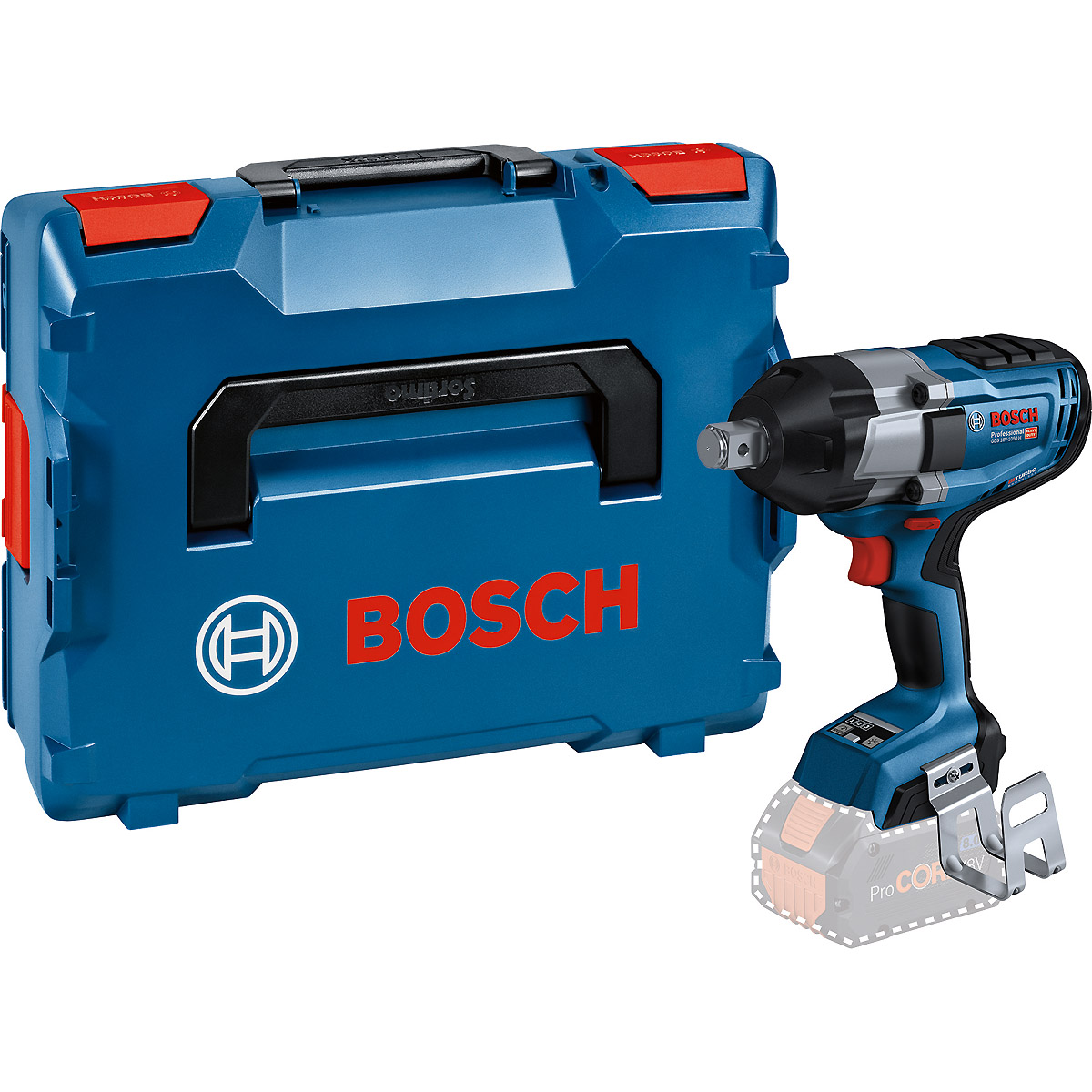 Bosch Akku-Drehschlagschrauber GDS 18V-1050 H mit L-BOXX, 1/1 L-BOXX-Einlage