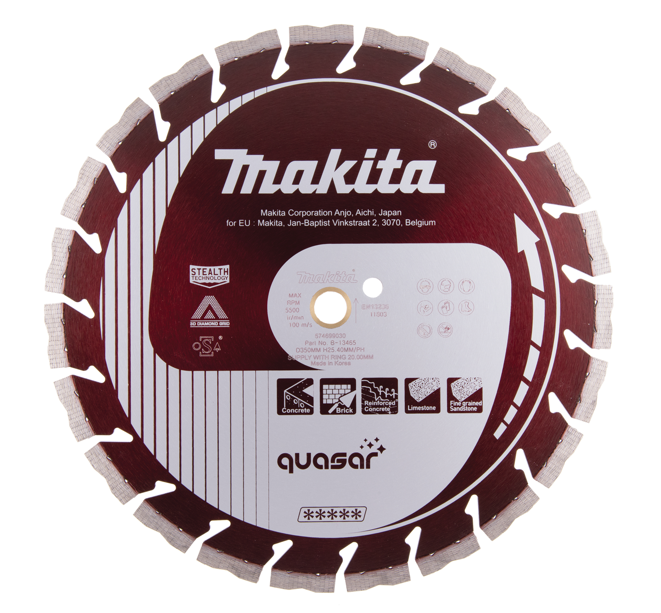 Makita Diamantsch. 350x25,4 QUASAR - B-13465