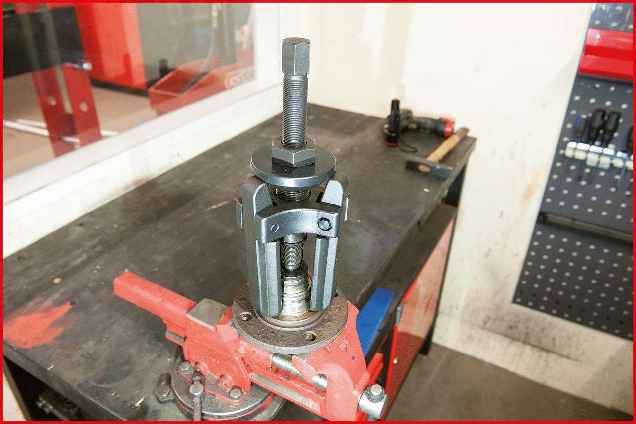 KS Tools Lagerring-Abzieher 3-armig mit Spannkonus