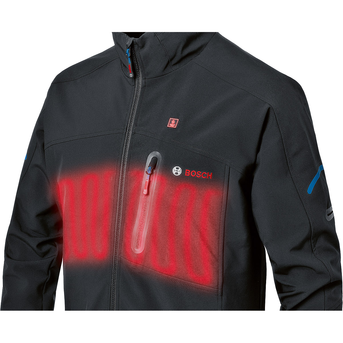 Bosch Beheizbare Jacke GHJ 12+18V XA mit Akkuadapter