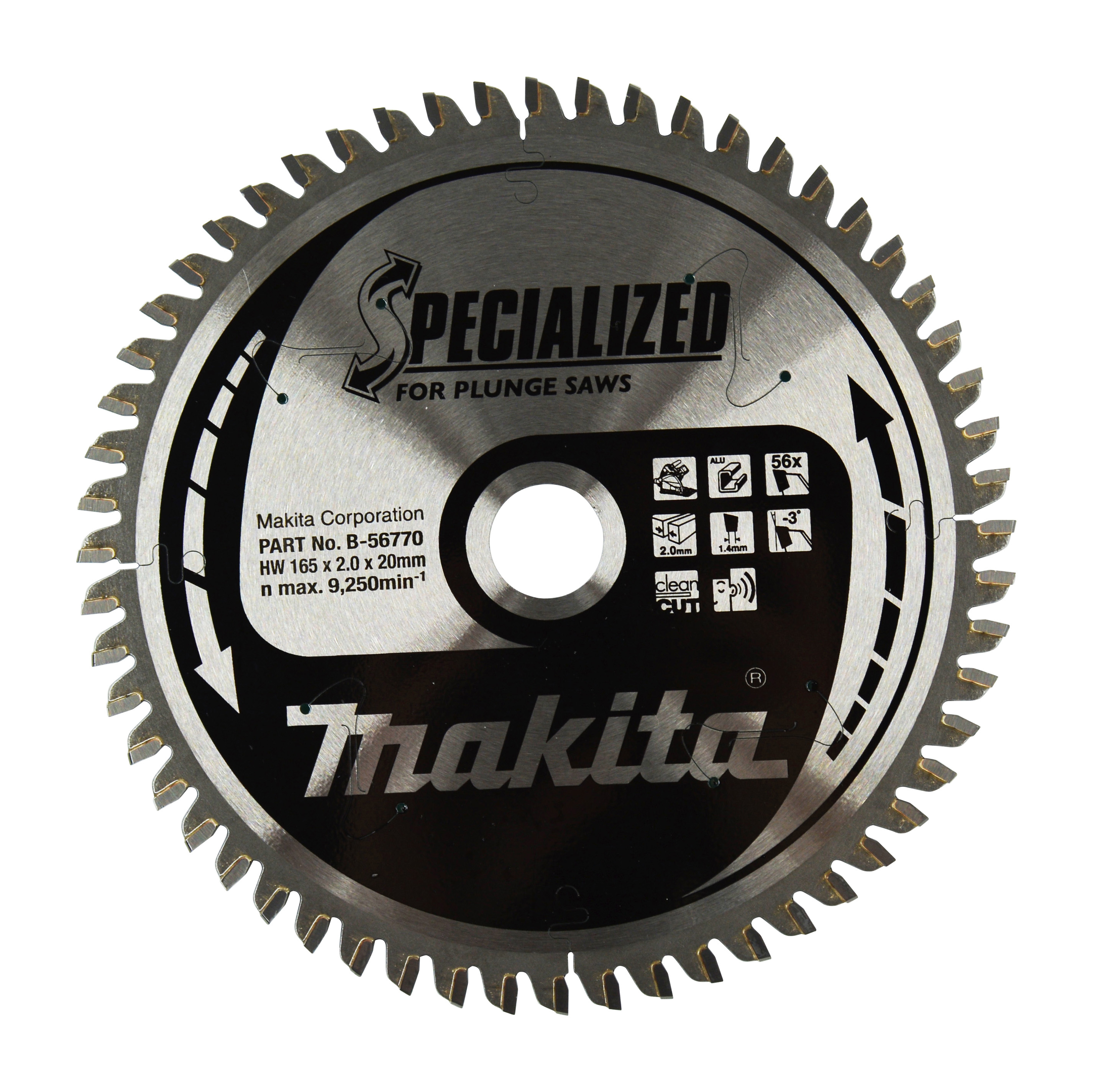 Makita SPECIALIZED Sägeb.165x20x56Z - B-56770