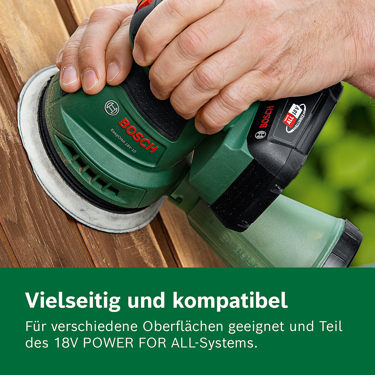 Bosch Akku-Exzenterschleifer EasyOrbit 18V-10