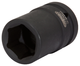 KS Tools 1" Sechskant-Kraft-Stecknuss, mittel lang