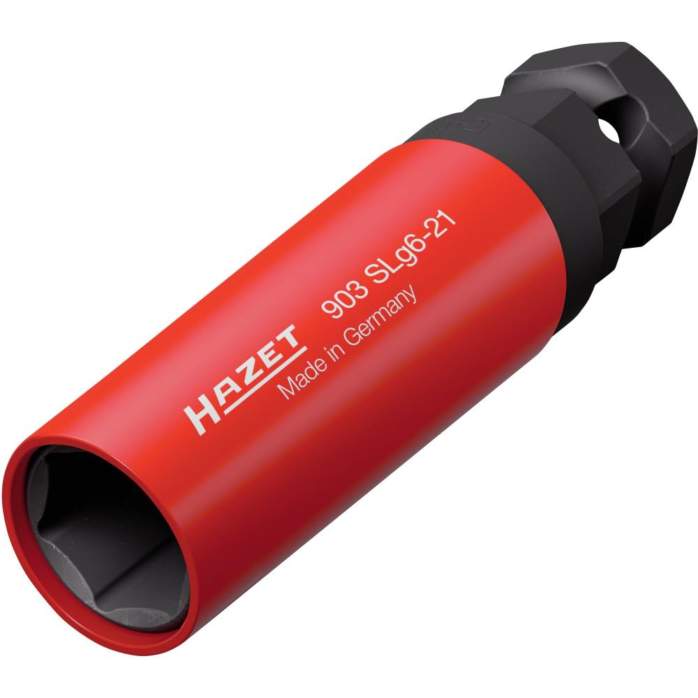 HAZET Schlag-, Maschinenschrauber Steckschlüsseleinsatz 903SLG6-21 - 1/2 Zoll (12,5 mm) Vierkant, SW