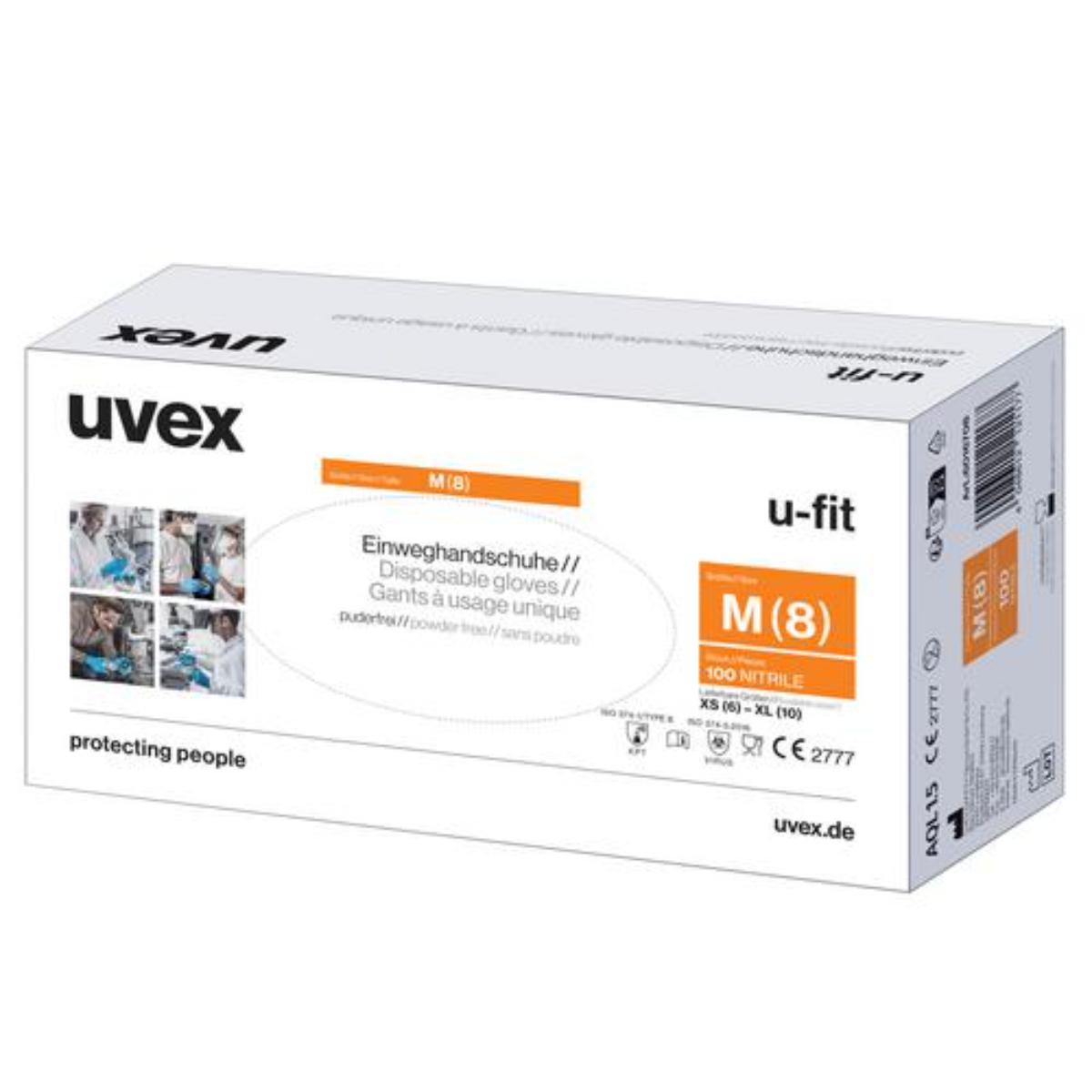 uvex u-fit Schutzhandschuh - 100 Stück