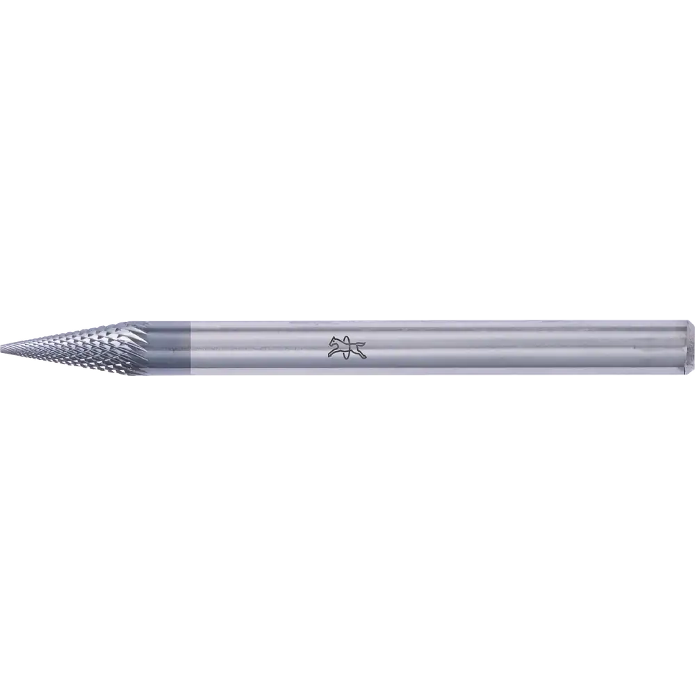 PFERD TOOLS Hartmetall Hochleistungsfrässtift MICRO Spitzkegel SKM Ø 03x07mm Schaft-Ø 3mm HICOAT beschichtet für die Feinbearbeitung