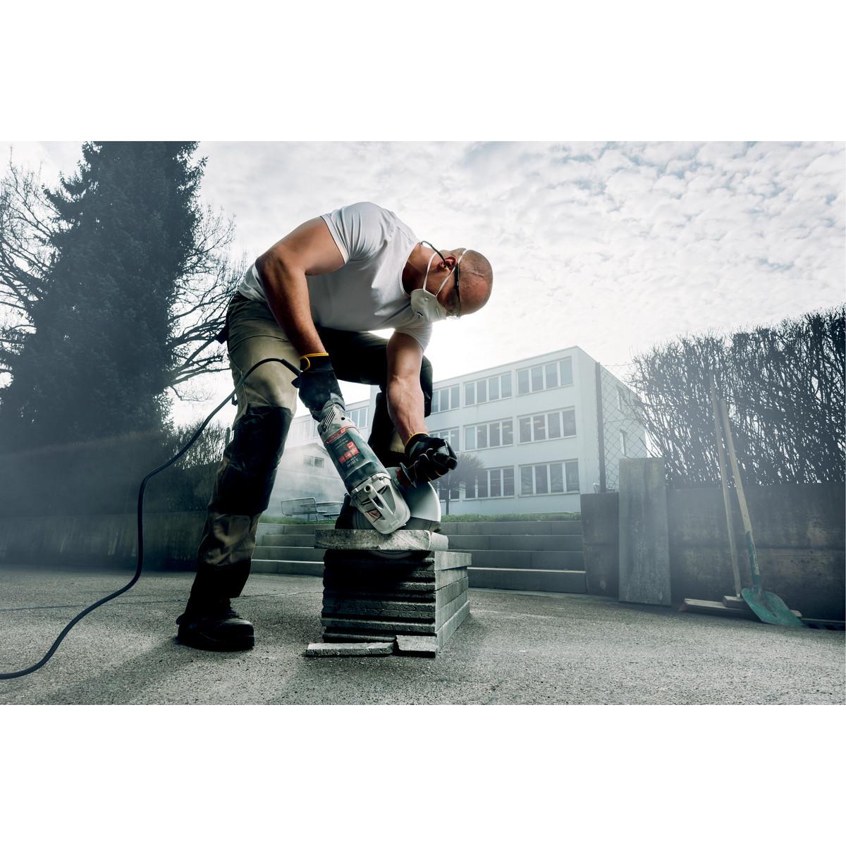 Metabo Winkelschleifer WE 22-230 MVT mit drehbarem Haupthandgriff, Totmannschalter - Kunststoffkoffe