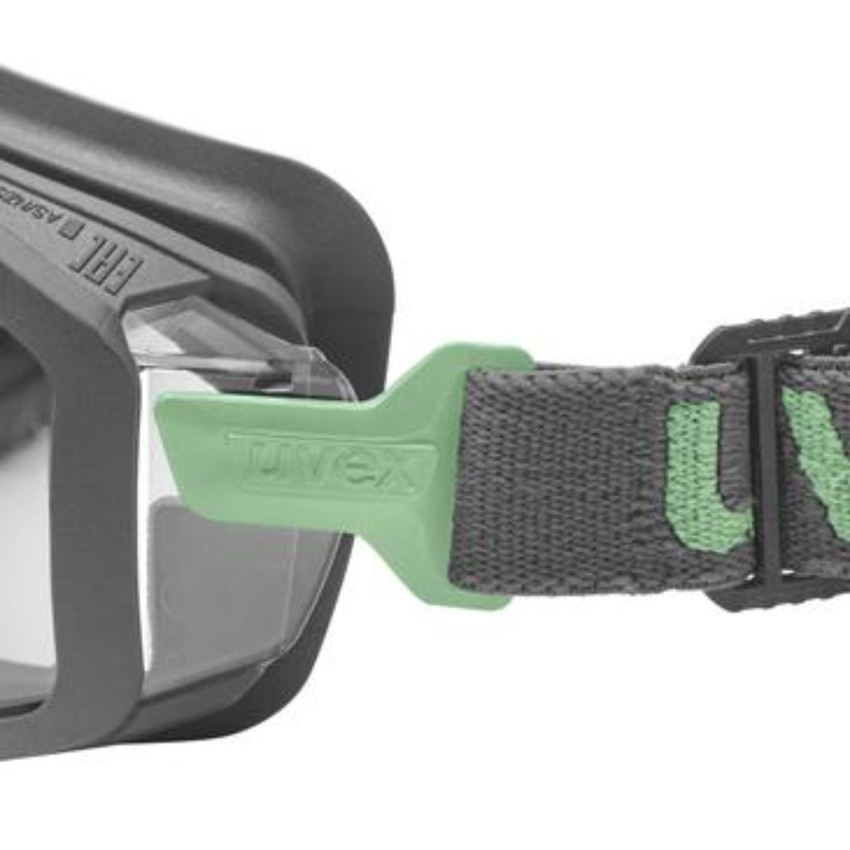 uvex Vollsichtbrille i-guard+ planet grau, blau, anthrazit, türkis
