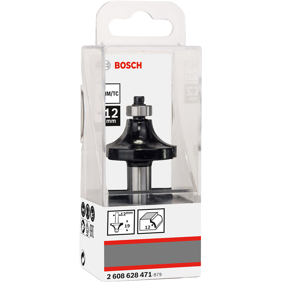Bosch PRO Abrundfräser 12mm Schaft