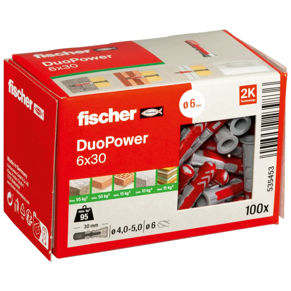 Fischer Universaldübel DuoPower 6x30