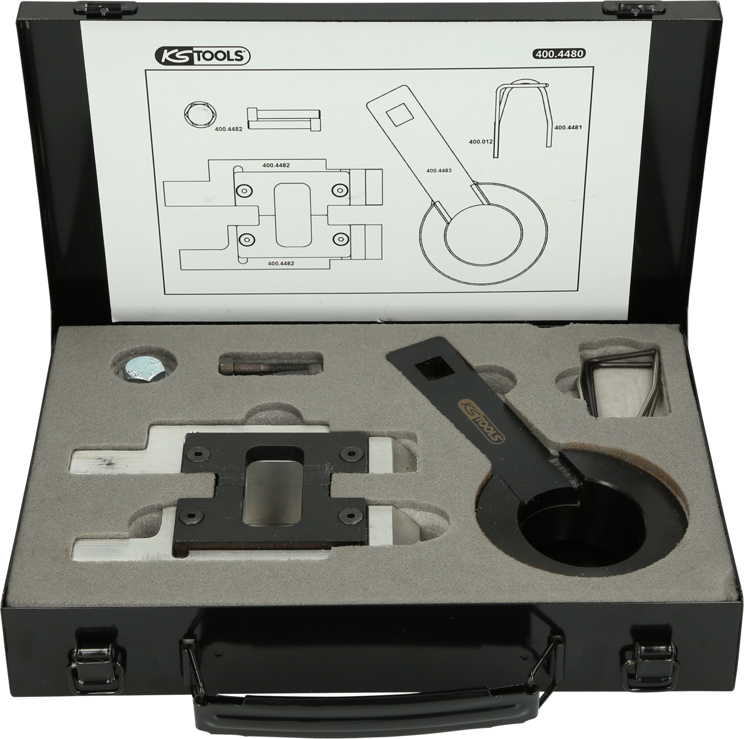 KS Tools Motoreinstell-Werkzeug-Satz für Opel, 11-tlg