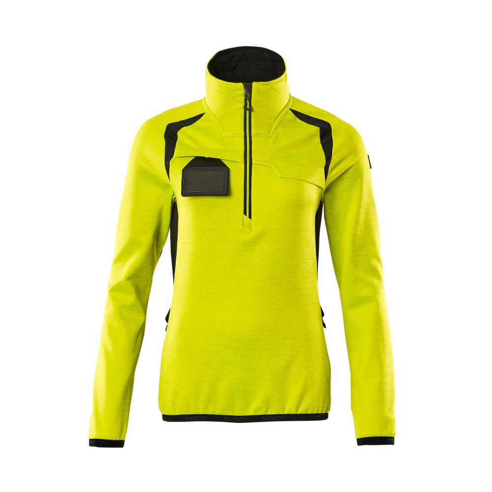 MASCOT Damen Fleecepullover mit kurzem Reißverschluss ACCELERATE SAFE