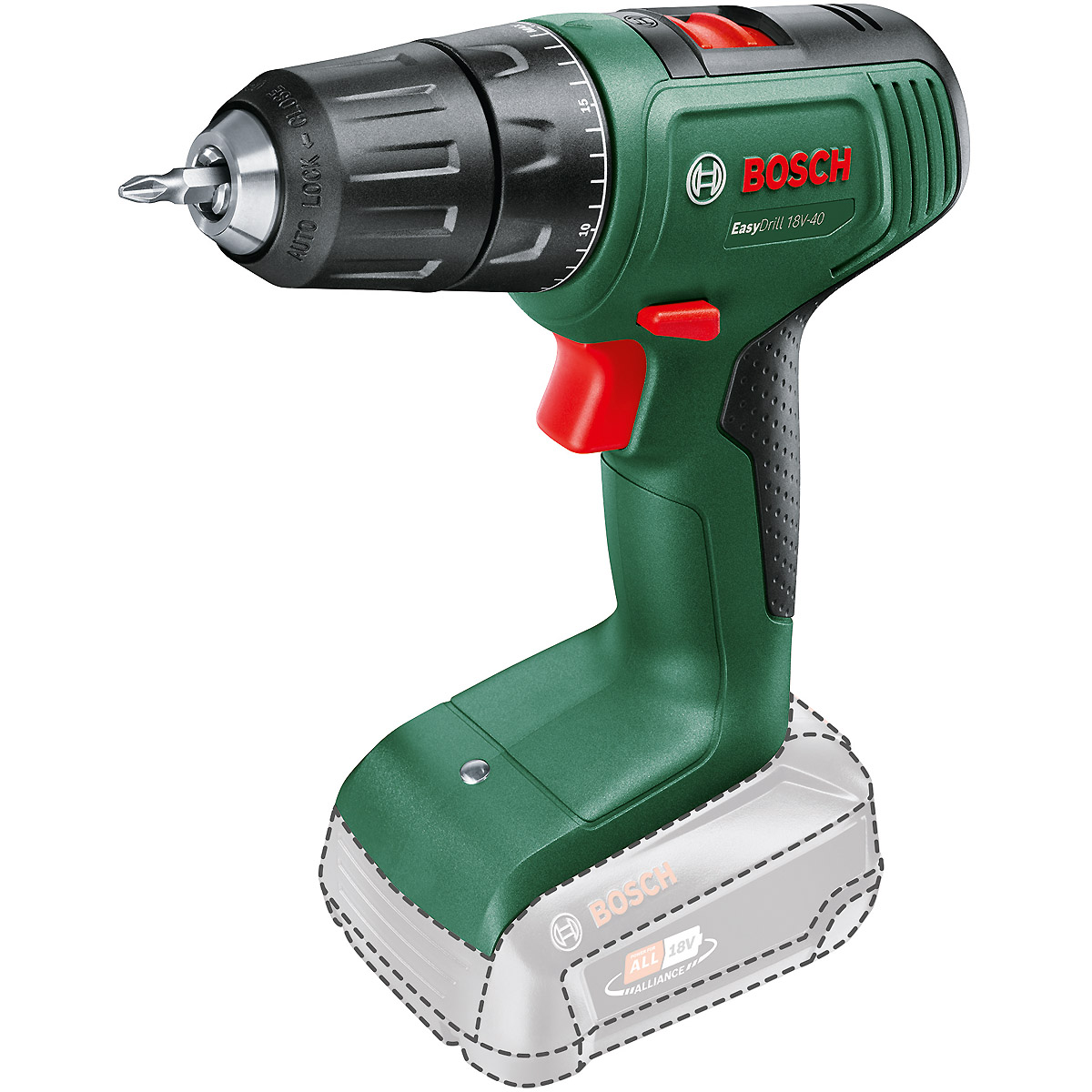 Bosch Akku-Bohrschrauber EasyDrill 18V-40