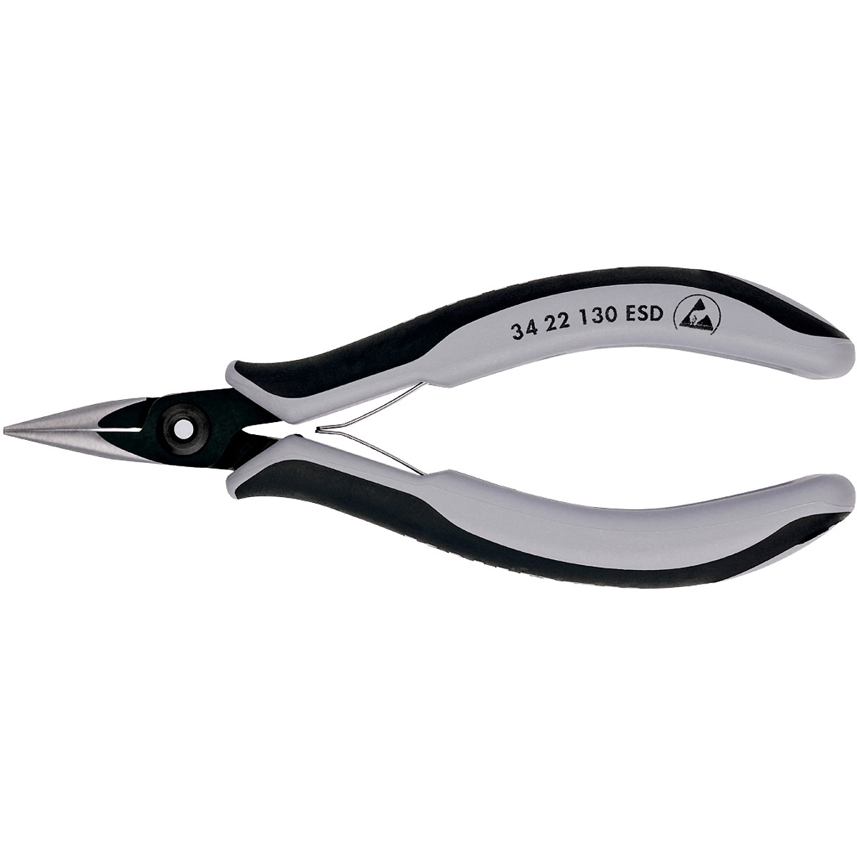 KNIPEX Präzisions-Elektronikzange ESD, flachrund
