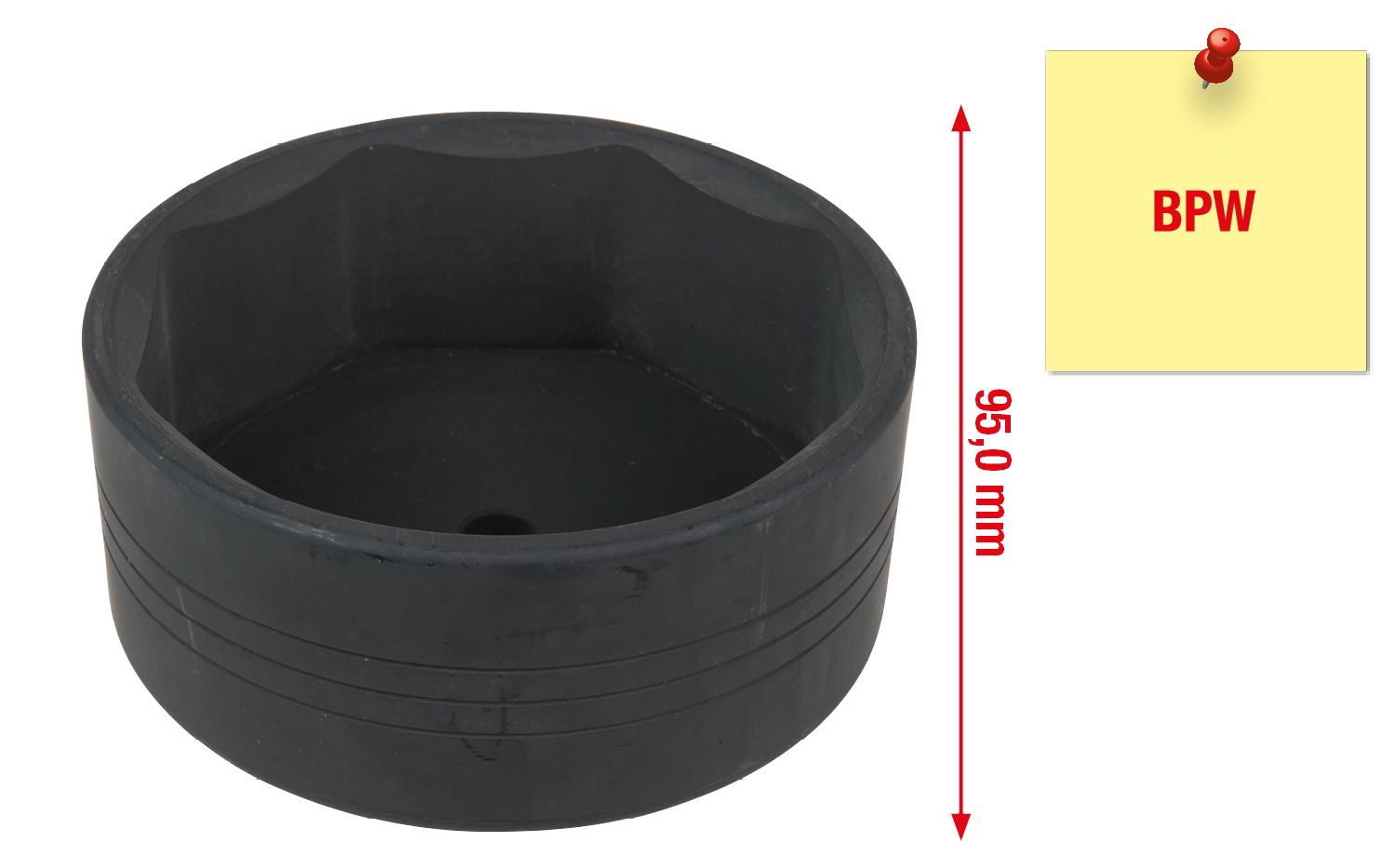 KS Tools Radkapsel-Stecknuss für BPW, 111mm, 8-kant