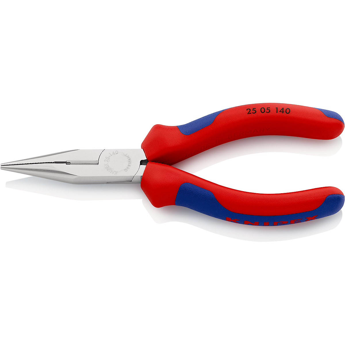 KNIPEX Flachrundzange mit Schneide (Radiozange)