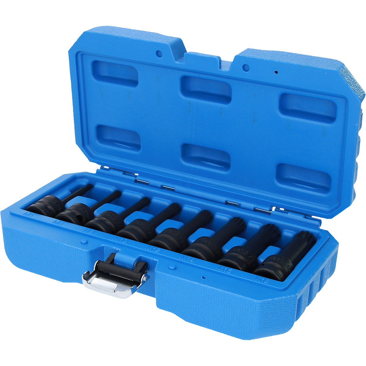 Brilliant Tools 1/2" Kraft-Bit-Stecknuss-Satz, XZN, 8-tlg, M5 - M18