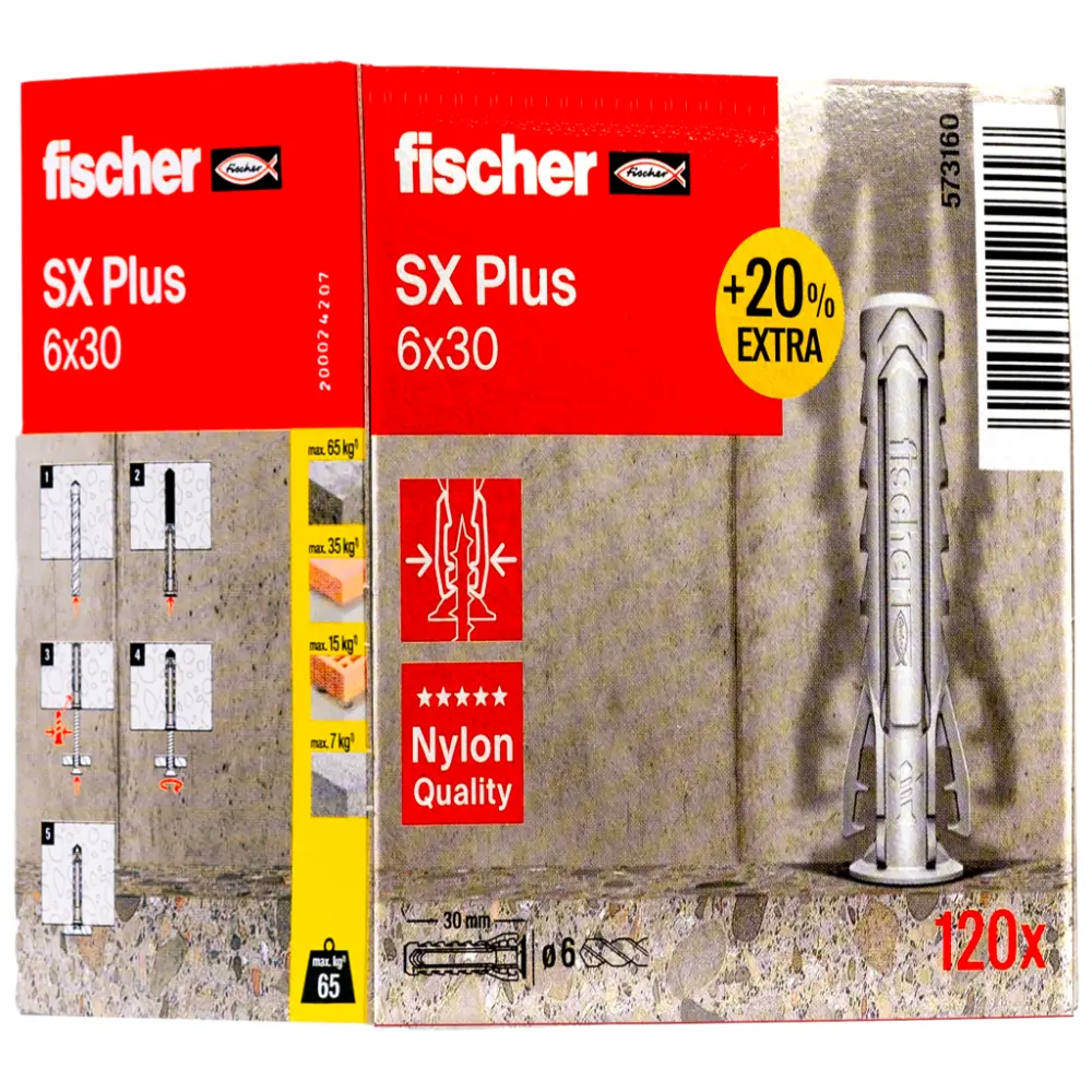 Fischer Spreizdübel SX Plus 6x30 +20%