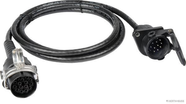 HERTH&BUSS Verlängerungskabel, Anhängersteckdose, 12 x 1,5 + 3 x 2,5 mm², 24 V