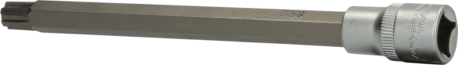 Brilliant Tools 1/2" RIBE-Bit-Stecknuss, 200 mm lang