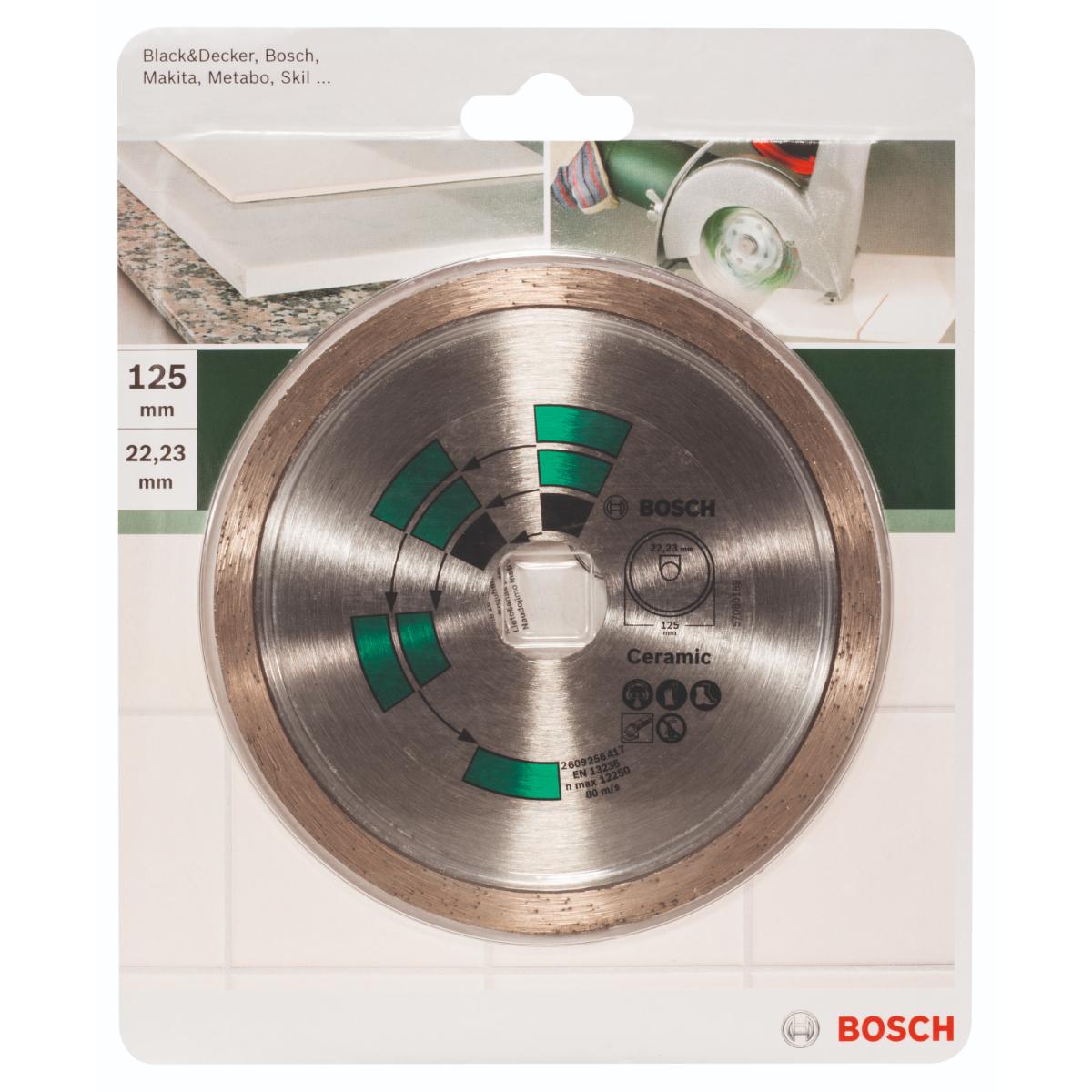 Bosch Diamanttrennscheibe Fliesen D= 125 mm