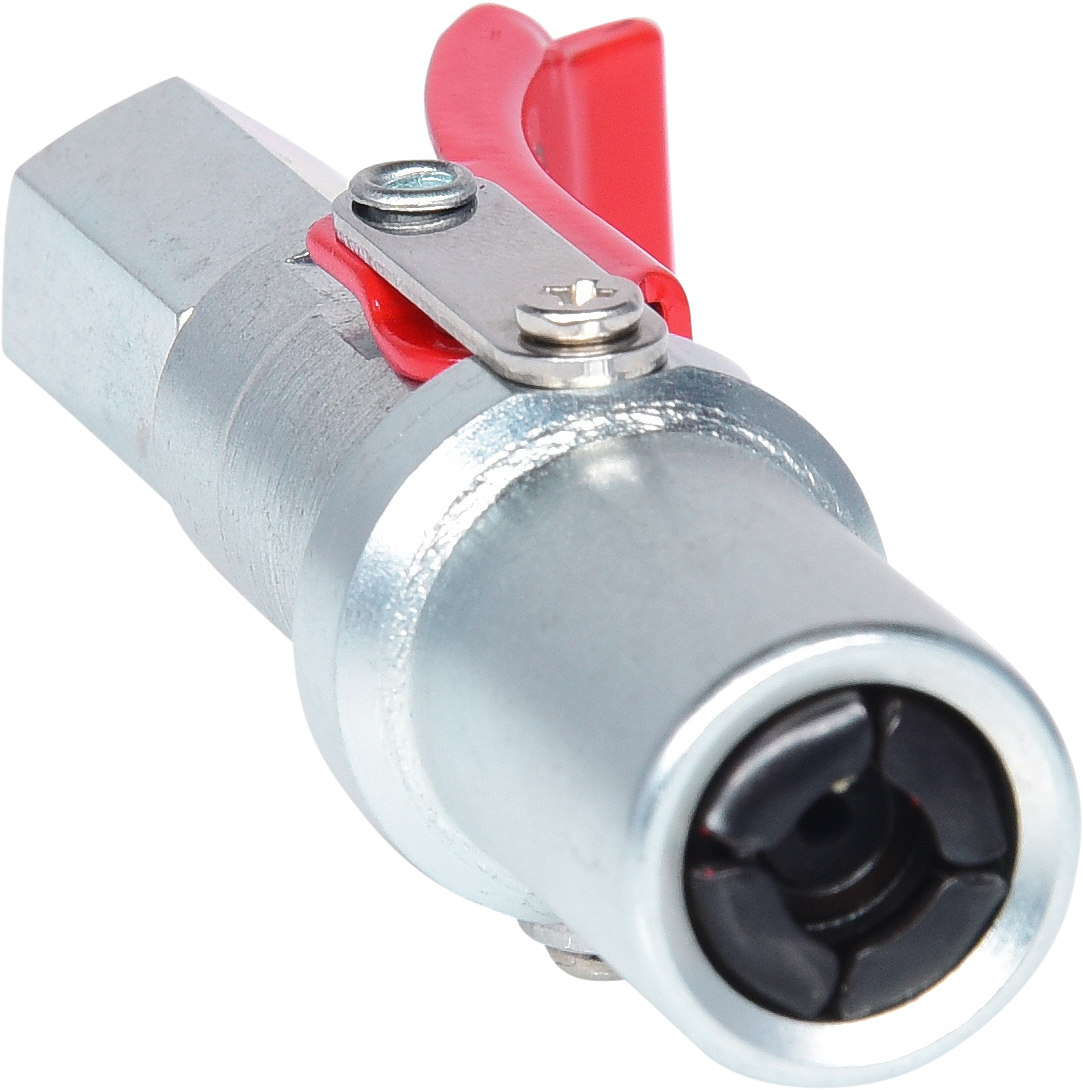 KS Tools Quick-Lock Schnellkupplung für Fettpressen, 1/8" 