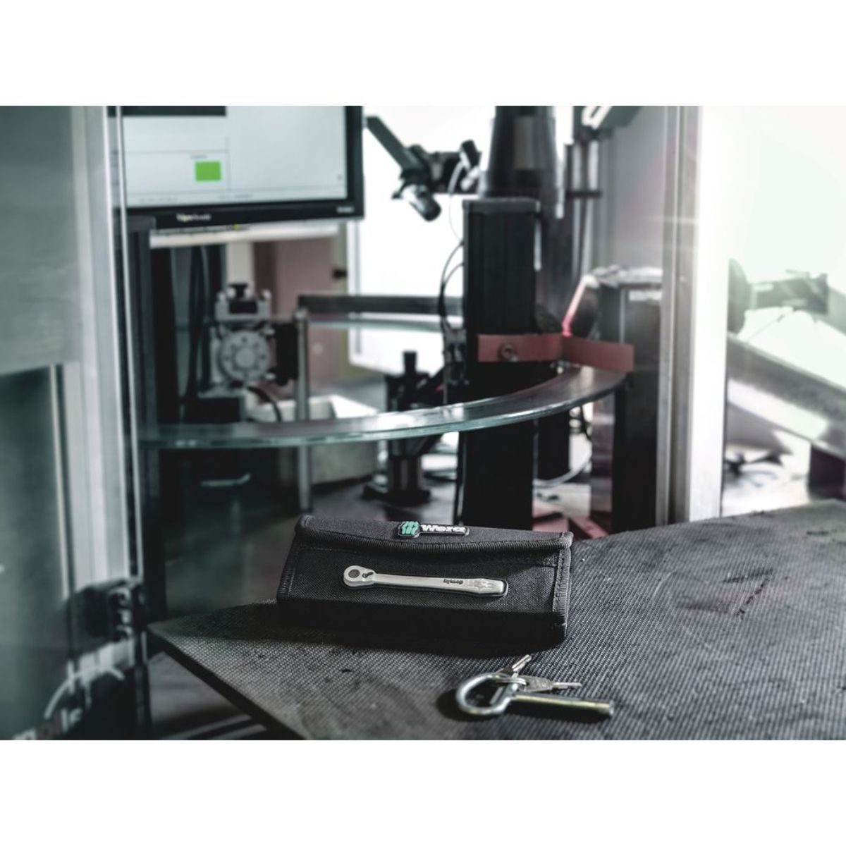 Wera 8100 SA 8 Zyklop Metal-Knarrensatz, Umschalthebel, 1/4"-Antrieb, metrisch, 28-teilig