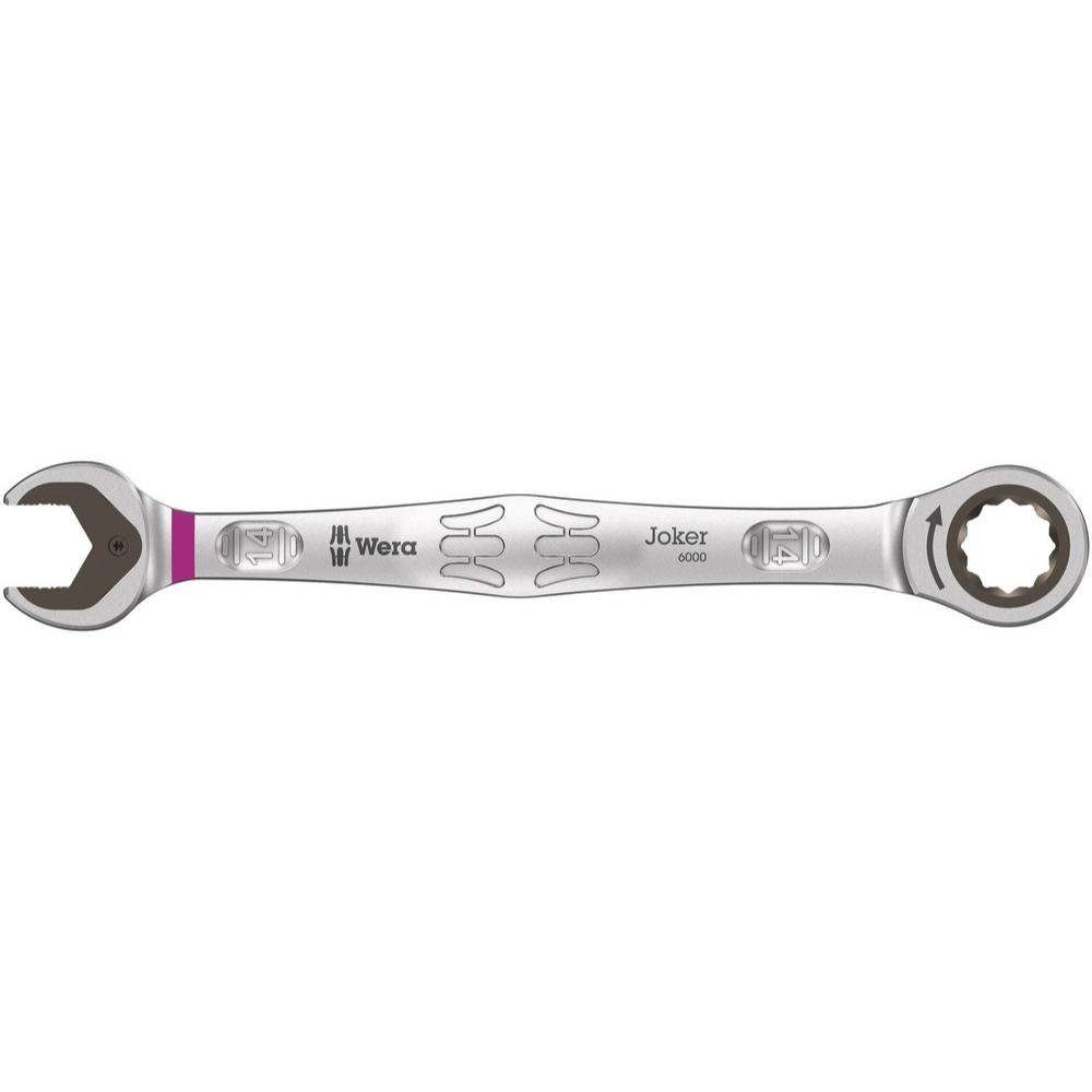 Wera 9630 Magnetleiste 6000 Joker 1 Maul-Ringratschenschlüssel-Satz