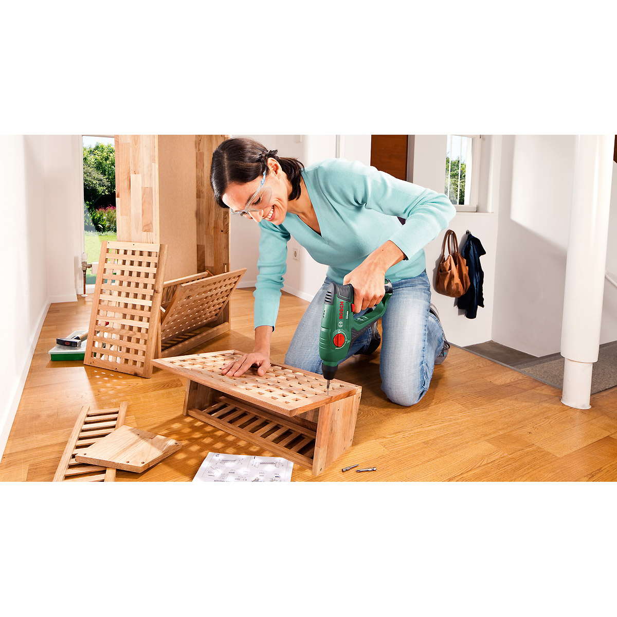 Bosch Akku-Bohrhammer Uneo, mit 1 x PBA 12V 2.0 Ah Akku, Ladegerät AL 1115 CV