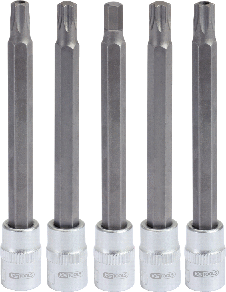 KS Tools 1/4" Spezial-Airbag-Bit-Stecknuss-Satz, 5-tlg