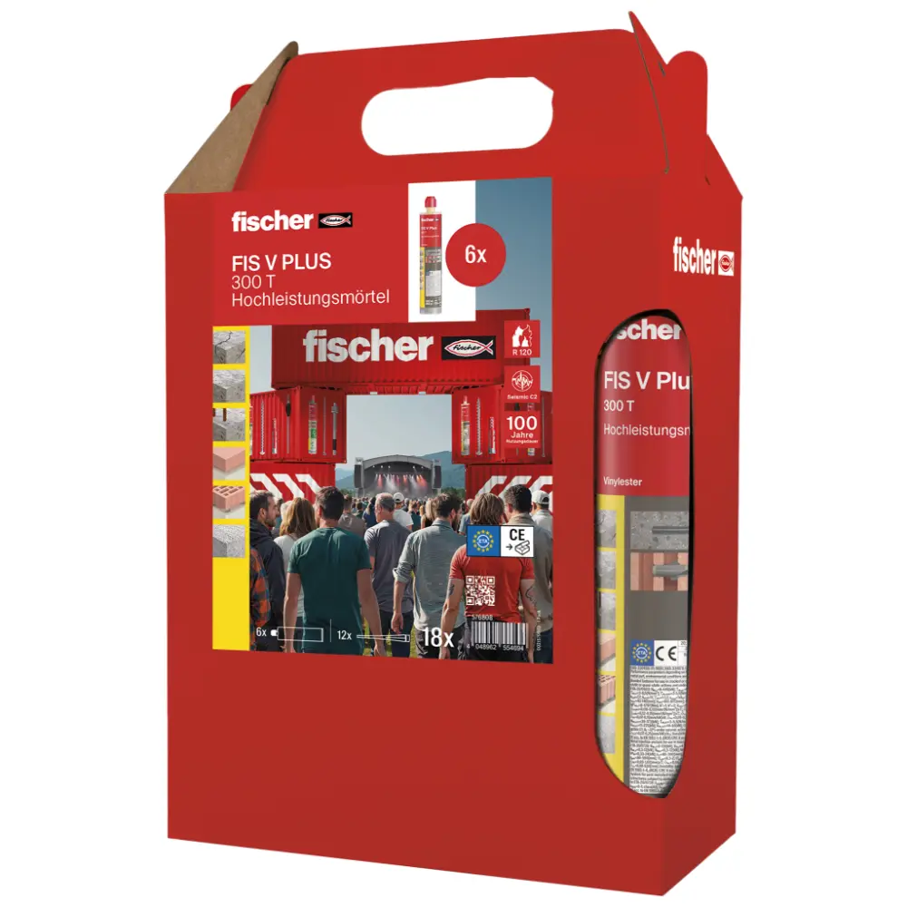 Fischer Aktion 2025 - Hochleistungsmörtel FIS V Plus 300 T (6 PACK)