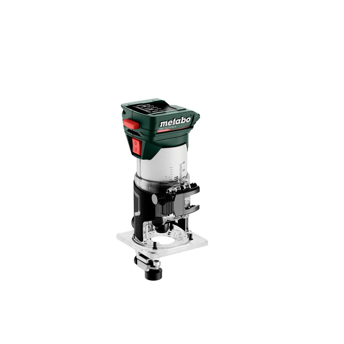 Metabo Akku-Kantenfräse FMV 18 LTX BL 8 - metaBOX 145 L