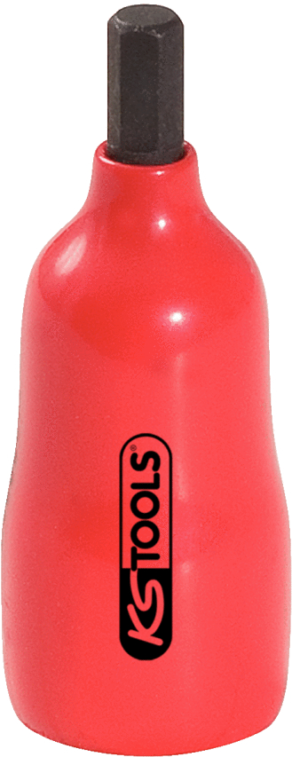 KS Tools 1/4" Bit-Stecknuss mit Schutzisolierung für Innensechskant-Schrauben