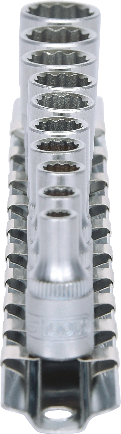 KS Tools 1/4" 12-kant-Stecknuss-Satz, 10-tlg