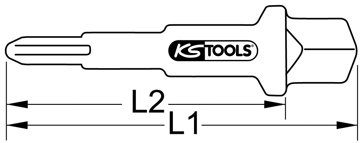 KS Tools Universal-Stufenschlüssel, 3-stufig, 3/8"-3/4"