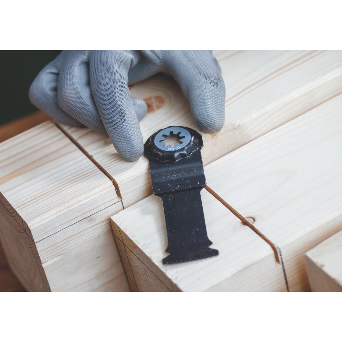 Bosch PAIZ 32 EPC Holz Tauchsägeblatt, Starlock, 32 x 60 mm, 10-Stück